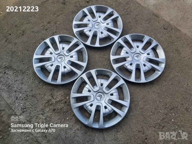 4 броя Оригинални тасове за Citroen C3 16, снимка 4 - Аксесоари и консумативи - 49770448