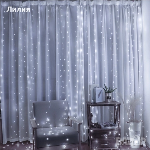 Коледни лампички LED, снимка 3 - Декорация за дома - 47897489