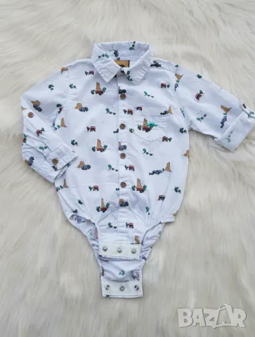 Боди риза 6-12 месеца , снимка 6 - Бодита за бебе - 49475413