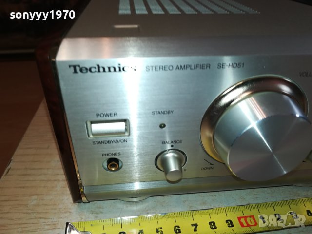 TECHNICS SE-HD51 AMPLIFIER-MADE IN JAPAN-SWISS 1412231132, снимка 9 - Ресийвъри, усилватели, смесителни пултове - 43407913
