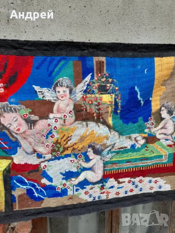Старинен ковьор,покривка за стена #139, снимка 4 - Антикварни и старинни предмети - 33150070