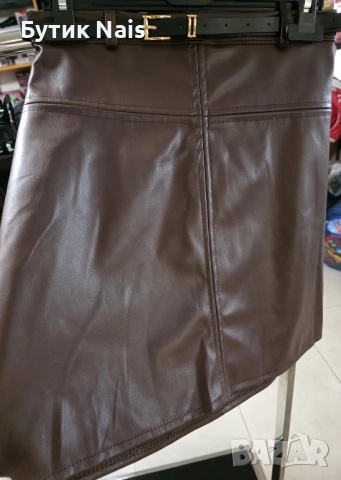 Кожена пола, снимка 2 - Поли - 51924650