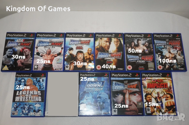 Игри за PS2 SmackDown vs Raw 2011 2010 2009 2008 2007 2006/Shut Your Mouth/TNA iMPACT