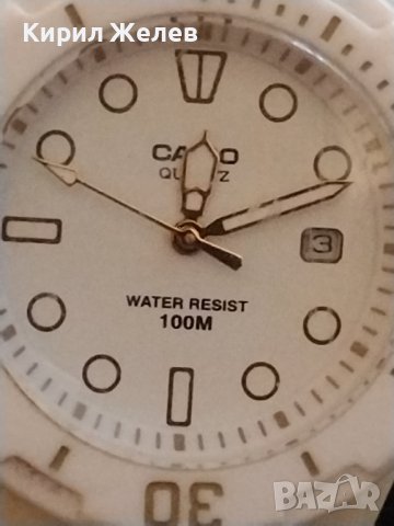 ДАМСКИ ЧАСОВНИК CASIO WATER RESISTANT 100m. Japan MOVT МНОГО КРАСИВ СТИЛЕН 33313, снимка 2 - Дамски - 38783387