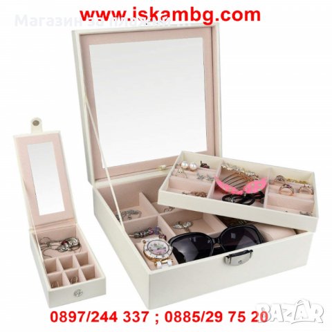 Луксозна кутия за бижута в нежни цветове, снимка 8 - Други - 28527329