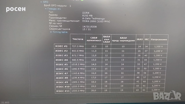 Рам памет DDR 3,4, за компютри и лаптопи, снимка 2 - RAM памет - 52922924