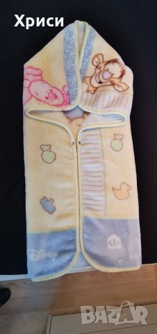 Бебешко одеяло-порт бебе Manterol Baby Sac Disney, Мечо пух 80/90 см, снимка 1 - Други - 35147946