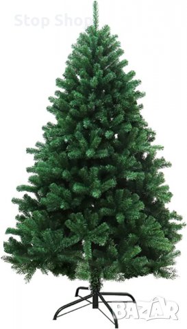 LED Изкуствена коледна елха PVC зелена 240см, снимка 7 - Декорация за дома - 38136517