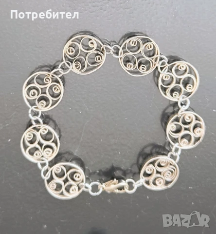 Сребърна гривна