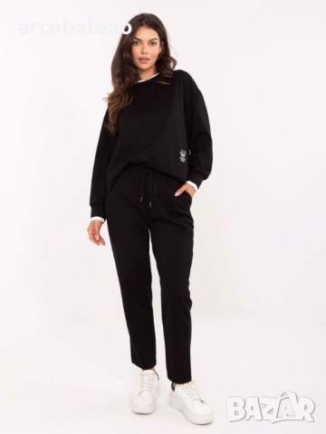 Дамски ежедневен комплект от две части с бяла вложка, 3цвята , снимка 10 - Комплекти - 52861119