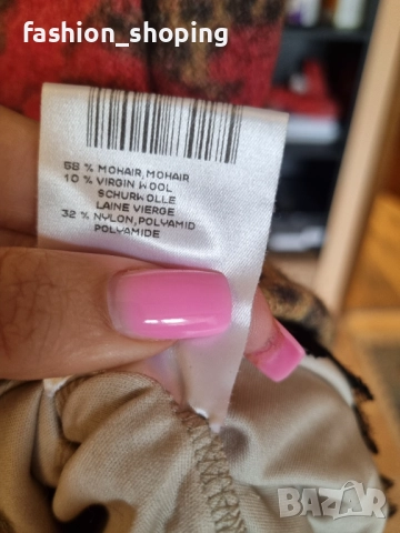 Рокля с есенни мотиви Marc Cain, размер М, снимка 10 - Рокли - 51866619