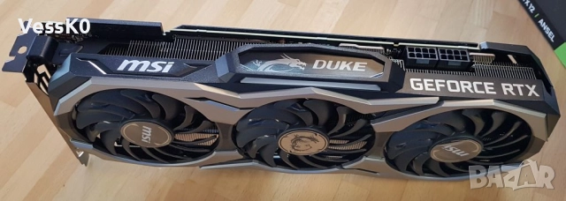 MSI RTX 2080 Ti DUKE OC 11GB GDDR6 352-bit, снимка 3 - Видеокарти - 52926258