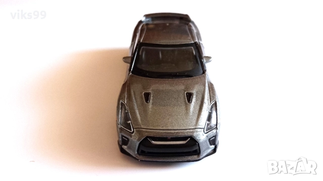 2017 Nissan GT-R GREY Bburago - Мащаб 1:43 , снимка 7 - Колекции - 51509546