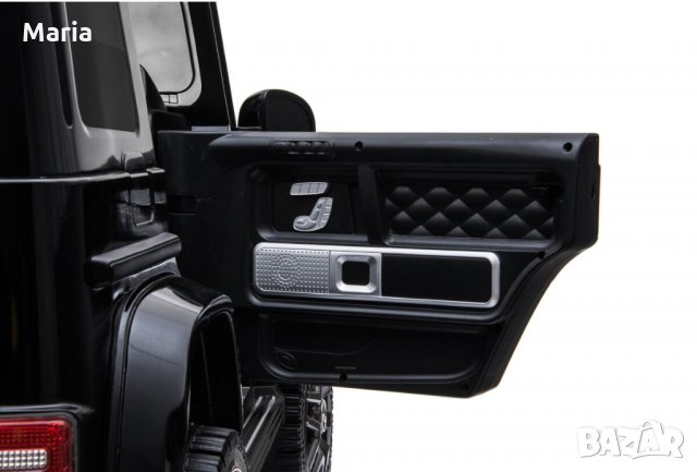 Акумулаторен джип Mercedes Benz G63 12V с меки гуми, снимка 7 - Детски велосипеди, триколки и коли - 14726743