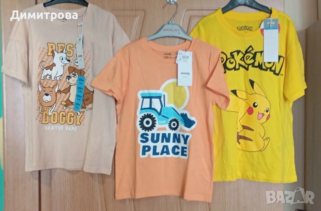 Чисто нови тениски за момче размер 128см, снимка 3 - Детски тениски и потници - 53450404