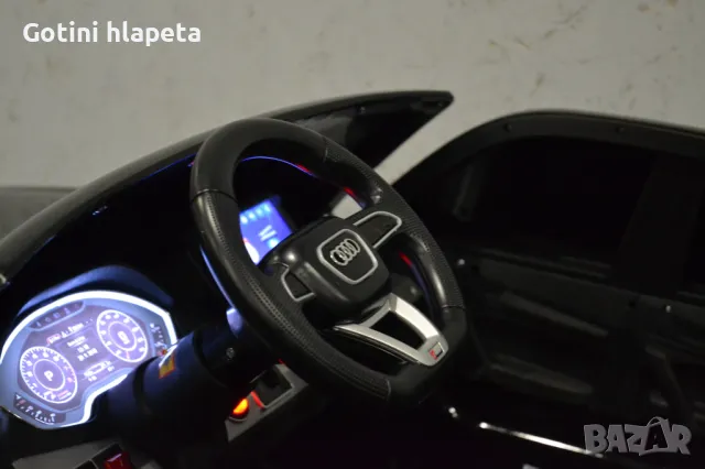  Акумулаторен Двуместна джип Audi Q5 4X4 24V батерия,MP4, снимка 14 - Електрически играчки - 50269121
