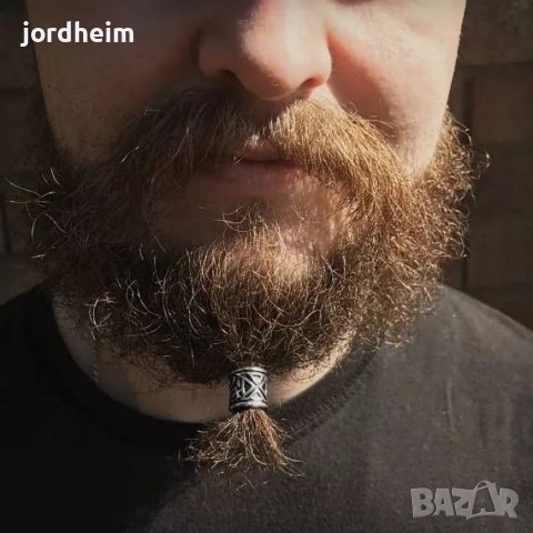 Пръстен за брада, пръстен за коса beard ring брада, викинг,метъл., снимка 5 - Пръстени - 39030103