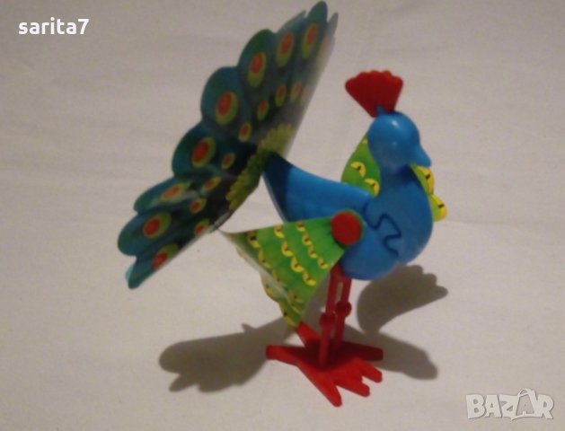 Стара цветна сглобяема киндер фигурка паун -  киндер сърпрайз фереро / kinder surprise Ferero, снимка 6 - Колекции - 28147940