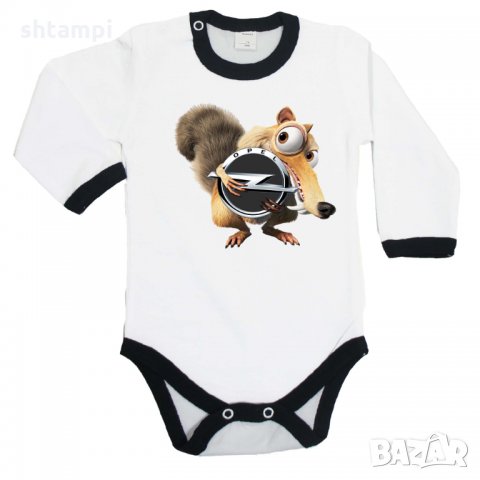 Бебешко боди OPEL Scrat Ice Age, снимка 3 - Бодита за бебе - 33248708