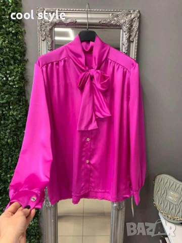 дамска риза с панделка, снимка 1