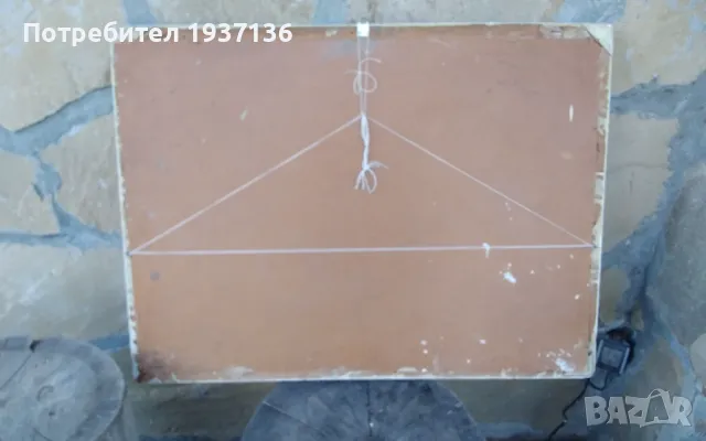 Стара картина масло върху фазер голяма , снимка 2 - Картини - 50223137