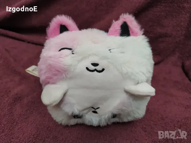 Плюшено пухкаво коте с две лица, снимка 1