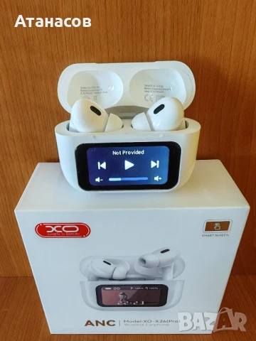 Слушалки безжични ANC XO-X36(Pro) Bluetooth 5.3 с дисплей, снимка 8 - Слушалки и портативни колонки - 50979867