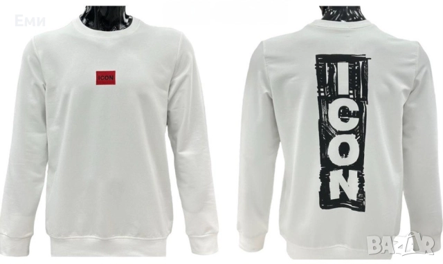 Hugo Boss Burberry Icon Dsquared2 Off White зимни блузи мъжки , снимка 2 - Блузи - 52461278