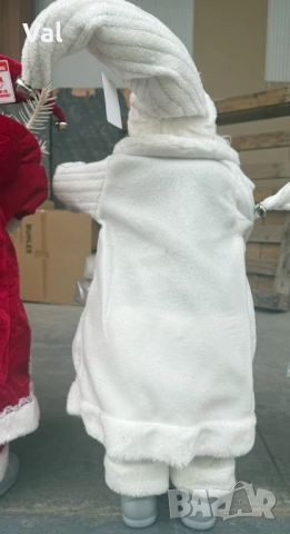 Декоративен Дядо Коледа в сиво-уют, топлина и празничен дух у дома(50см) , снимка 7 - Други - 52514139