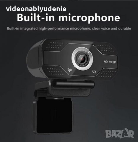 Видеоконференция FULLHD 1080P 30fps Универсална Web Камера с Микрофон за PC Smart TV STB TV Box 130°, снимка 6 - Камери - 28797264