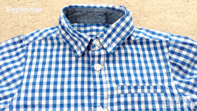 Бебешка риза Primark - С къс ръкав, 9-12 месеца, снимка 3 - Бебешки блузки - 32928454