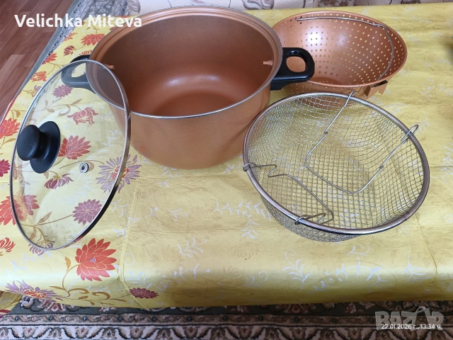 тенджера 3 в 1 , снимка 4 - Съдове за готвене - 53188789