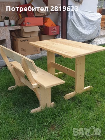 Дървени маси и пейки - Комплекти в НАЛИЧНОСТ , снимка 6 - Маси - 32344173