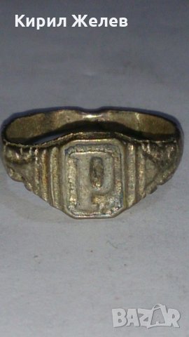 Старинен пръстен сачан орнаментиран - 60241, снимка 2 - Антикварни и старинни предмети - 28993502