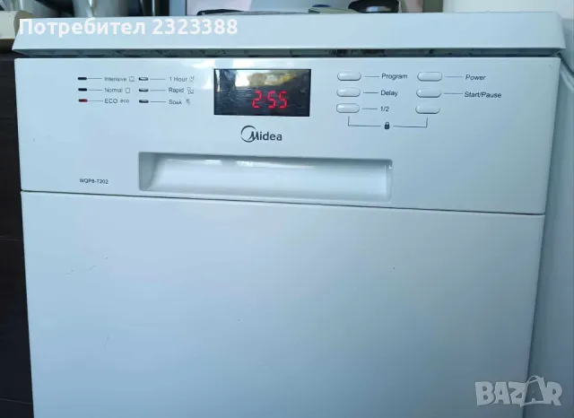 Продавам изгодно свободностояща съдомиялна машина Midea 45 см, снимка 1