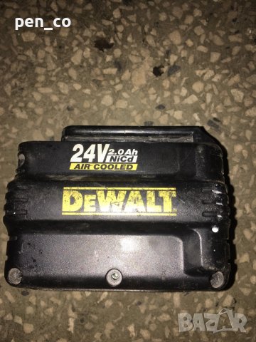 Dewolt батерия 24 v 2 ah, снимка 1 - Винтоверти - 37341285