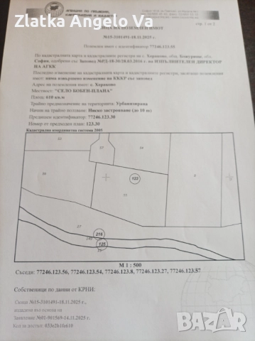 Продававам УПИ,Хераково