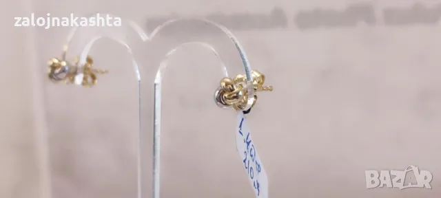 Нови Златни обеци-1,40гр/14кр, снимка 3 - Обеци - 48367321