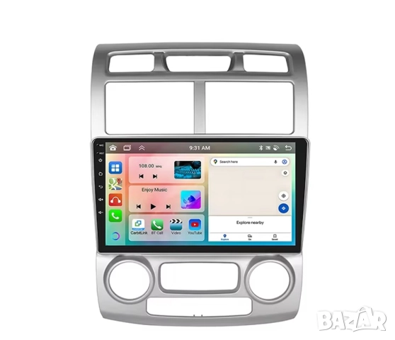 Мултимедия, Двоен дин, Android, Навигация, за KIA sportage, КИА Спортидж, дисплей, плеър 9“ Екран, снимка 5 - Аксесоари и консумативи - 51695392