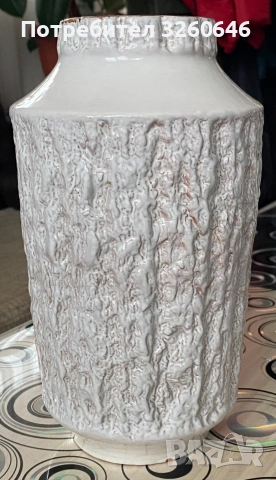 Винтидж керамична ваза , снимка 2 - Антикварни и старинни предмети - 53417345