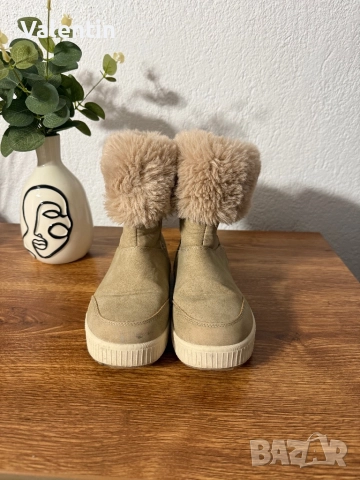 Ботуши U.S. POLO ASSN. БЕЖОВ, снимка 2 - Детски боти и ботуши - 52060178