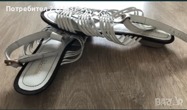 Кожени Сандали GEOX, снимка 4 - Сандали - 48679368