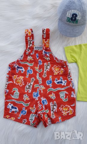 Бебешки гащеризон H&M тениска и шапка 3-6 месеца, снимка 5 - Бебешки гащеризони - 33445997