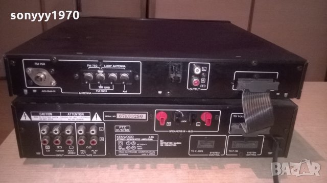 KENWOOD-TUNER & AMPLIFIER-ВНОС ШВЕИЦАРИЯ, снимка 14 - Ресийвъри, усилватели, смесителни пултове - 26599775