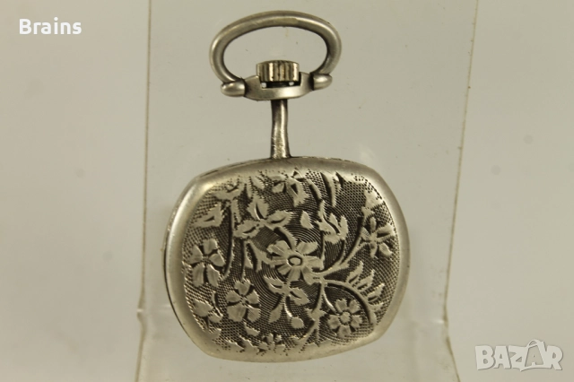 Стар Дамски Сребърен Джобен Часовник FORTEX, снимка 3 - Антикварни и старинни предмети - 51632144