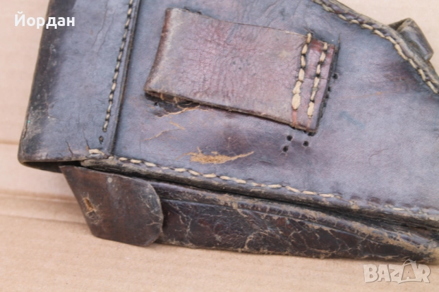 Стар кожен кобур за ''Luger P-08''(люгер), снимка 6 - Антикварни и старинни предмети - 51811337