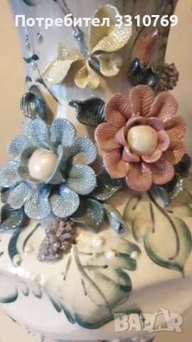 Голяма порцеланова ваза., снимка 1