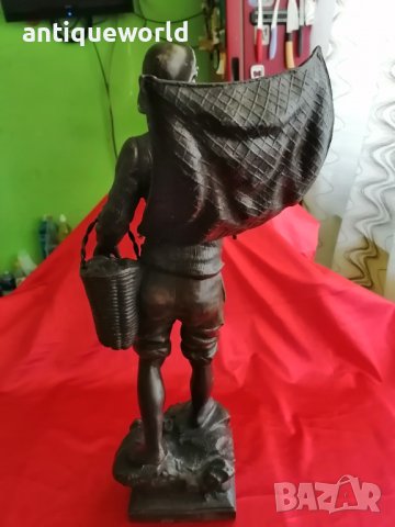 ROUSSEAU Стара Авторска Скулптура ,Статуя ,Фигура, снимка 5 - Антикварни и старинни предмети - 37169698