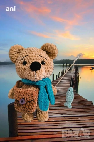 ръчно плетени Мечета амигуруми , снимка 7 - Плюшени играчки - 49858911