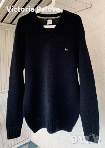 Марков пуловер BURBERRY LONDON оригинал, снимка 1 - Пуловери - 44877882